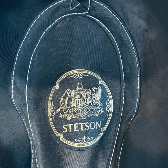 🌟HP🌟VTG 1960s Stetson Khaki Fabric Water Repellent Fedora USA 7 1/4 - Picture 7 of 14